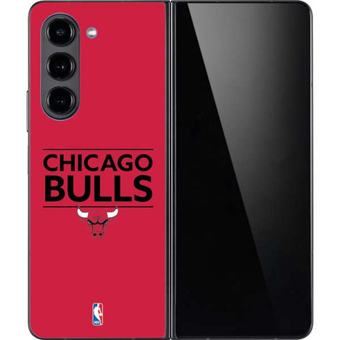 NBA Chicago Bulls Standard - Red Galaxy Z Fold5 5G Skin